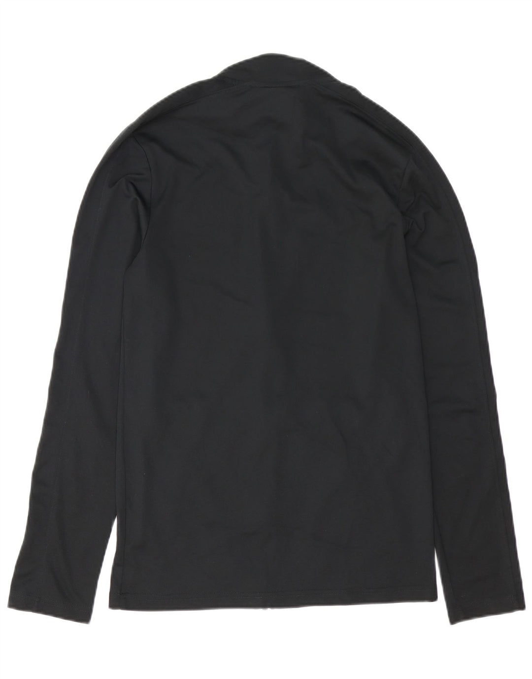 Nike Mens Dri Fit Slim Fit Treino Top Jaqueta Pequena Poliéster Preto
