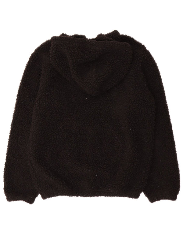 Jumper de lã com capuz gráfico Champion Boys 11-12 anos grande preto