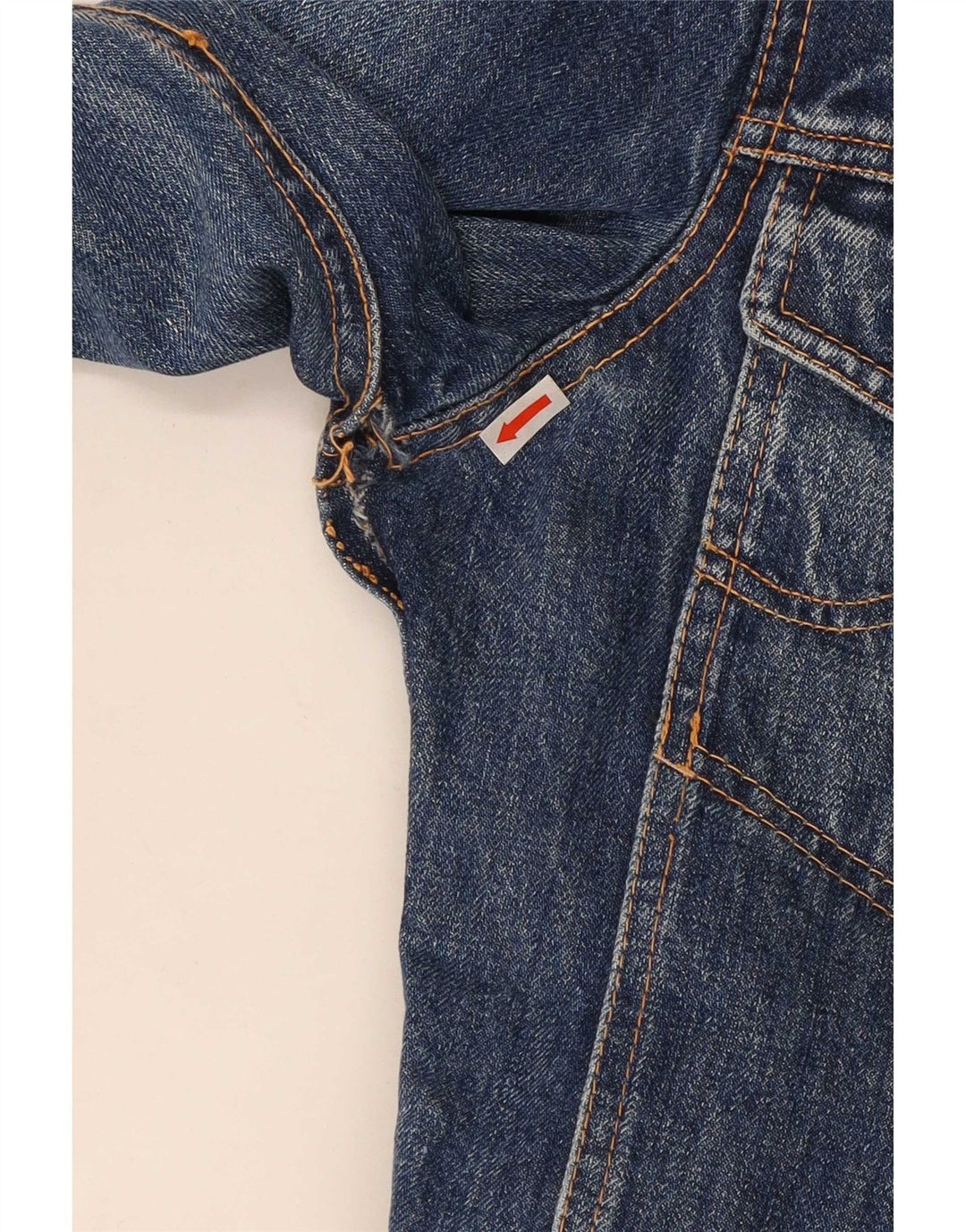 Jaqueta jeans feminina vintage Reino Unido 12 azul médio