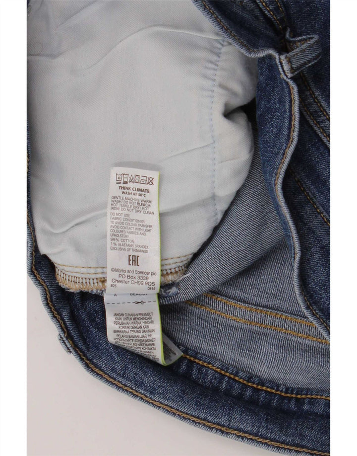 Shorts jeans masculino Marks & Spencer médio W32 algodão azul