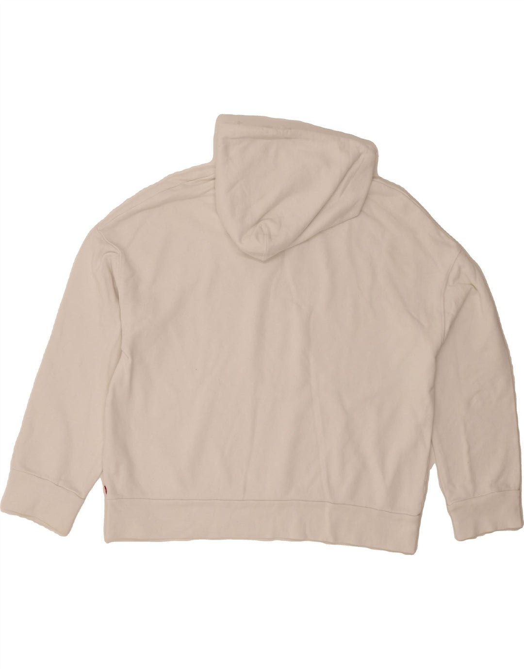 LEVI'S Mens Graphic Hoodie Jumper XS White Cotton Vintage Levi's and Second-Hand Levi's from Messina Hembry 