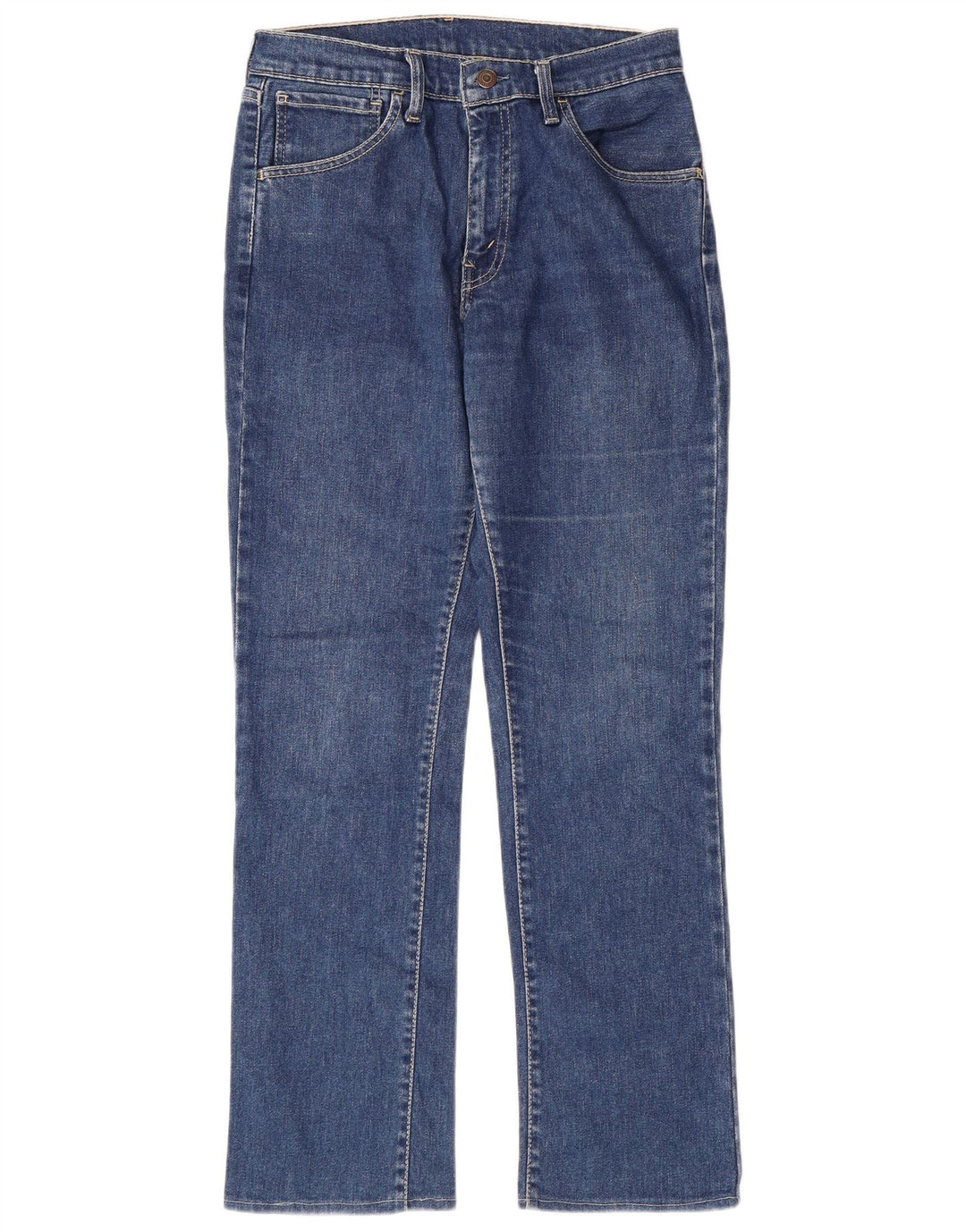 Jeans retos femininos LEVI'S W32 L29 algodão azul