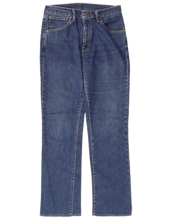 Jeans retos femininos LEVI'S W32 L29 algodão azul