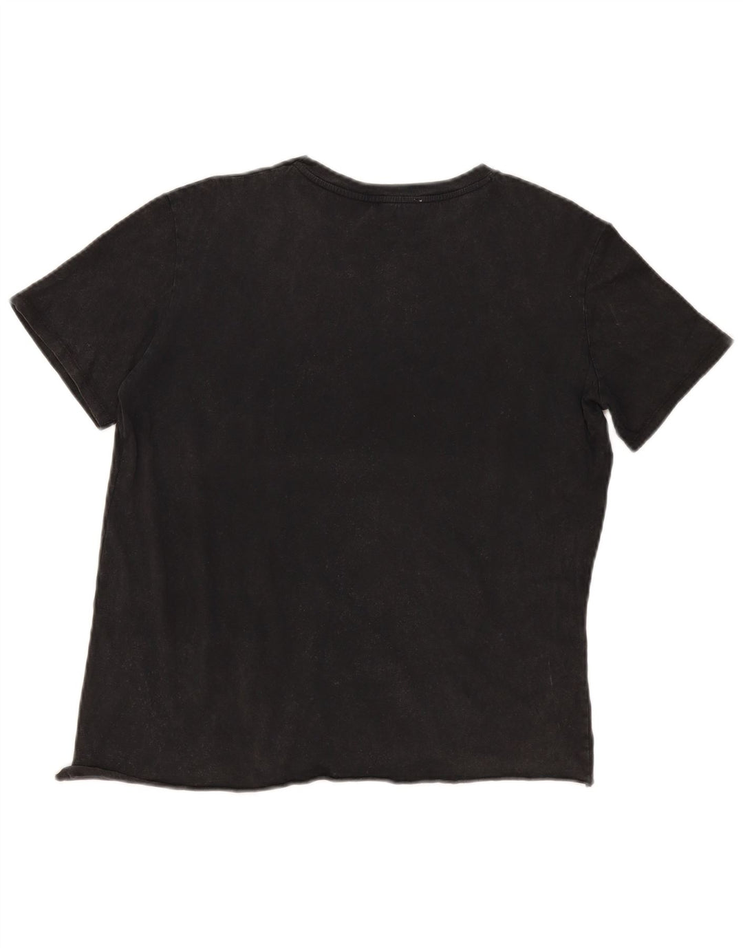 Camiseta feminina vintage UK 14 grande preta