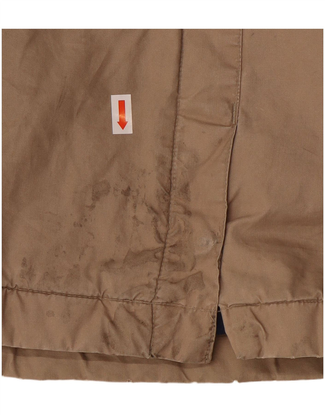 Jaqueta corta-vento masculina Nautica UK 38 poliéster bege médio