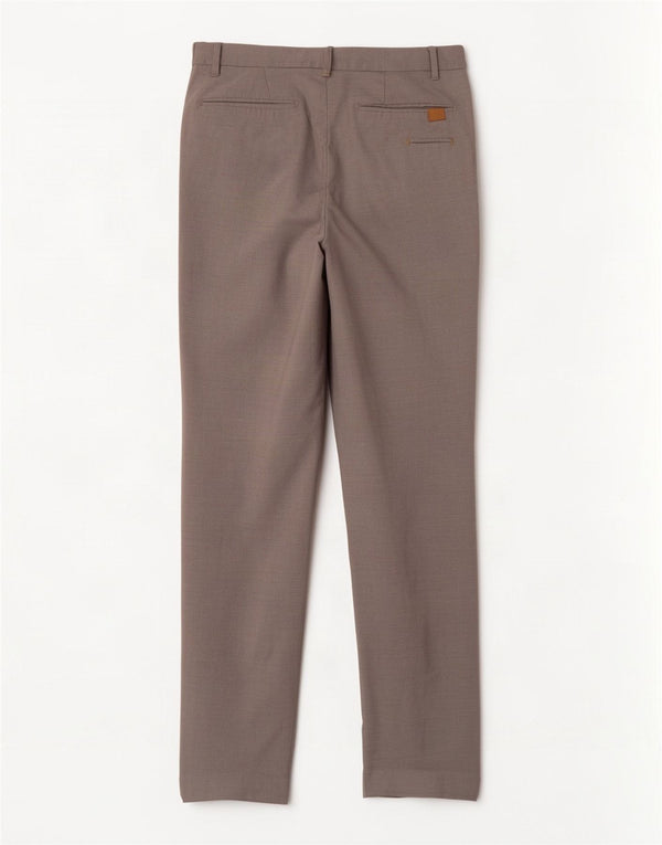 Zara Mens Slim Suit Calças EU 40 Médio W31 L33 Cinza