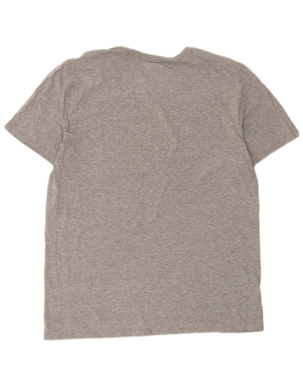 Camiseta Nike masculina Michigan State Spartans com estampa gráfica grande cinza