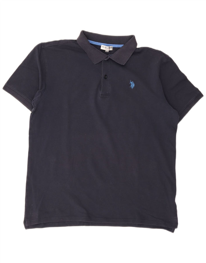 US Polo Assn. Camisa masculina 2XL azul marinho