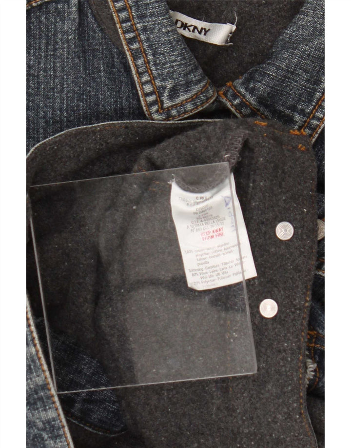 Jaqueta jeans gráfica Dkny Boys 5-6 anos algodão azul
