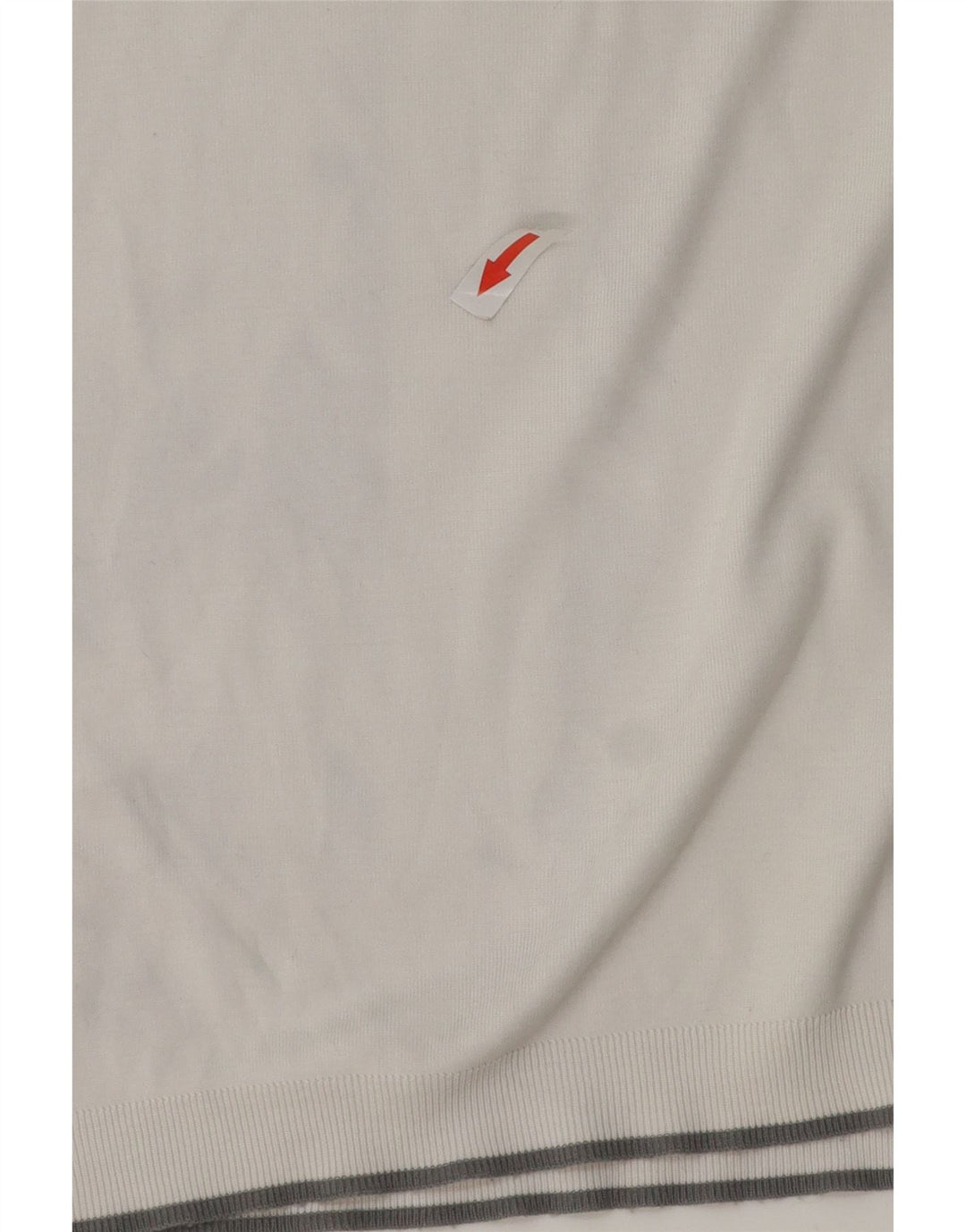 Camisa polo masculina Ted Baker tamanho 5 XL algodão branco