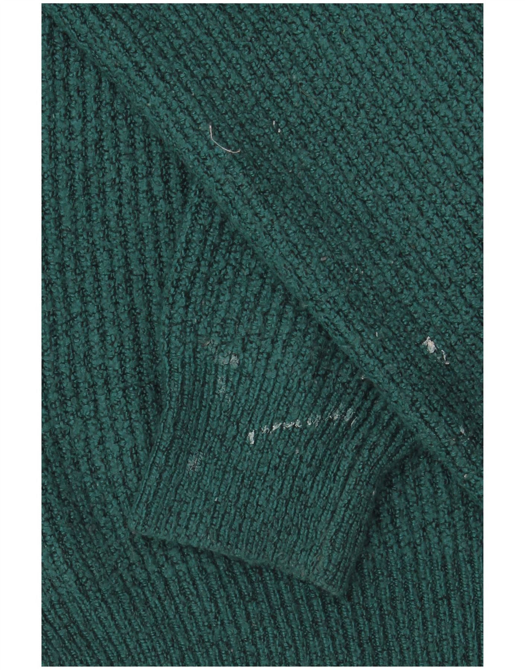 Suéter feminino Marks & Spencer com gola redonda Reino Unido 12 verde médio