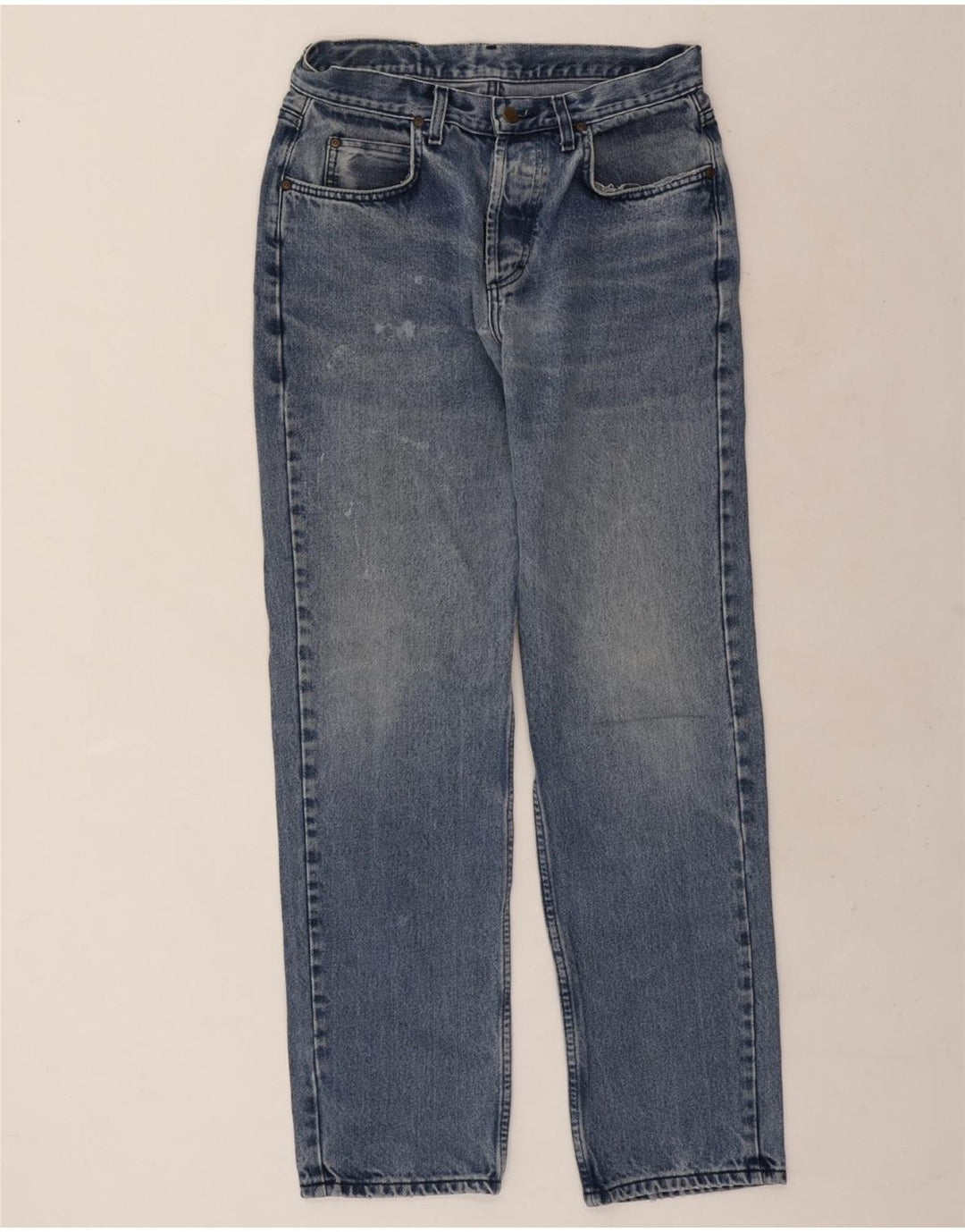 LEE Masculino Chicago Straight Jeans W33 L32 Azul Algodão