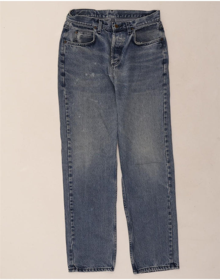 LEE Masculino Chicago Straight Jeans W33 L32 Azul Algodão