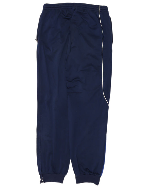 Adidas Mens Treino Calças Joggers UK 42/44 Médio Azul Marinho Poliéster
