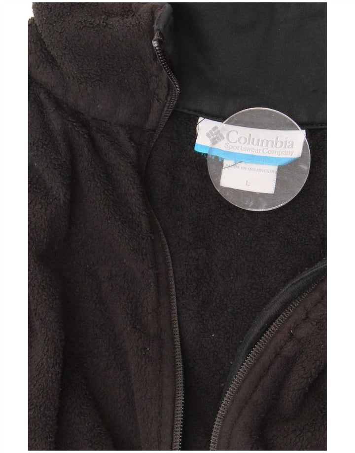 Jaqueta de lã feminina COLUMBIA UK 16 grande preta