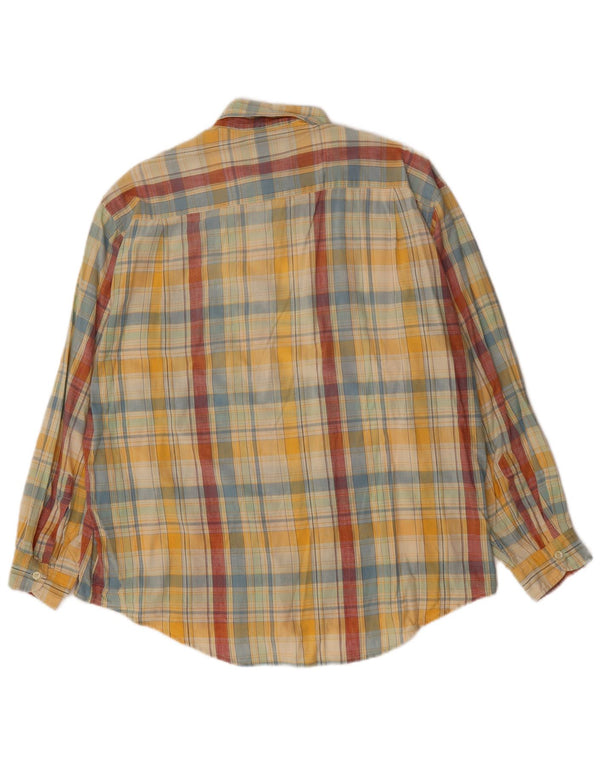 Camisa masculina Marina Yachting 2XL xadrez amarelo