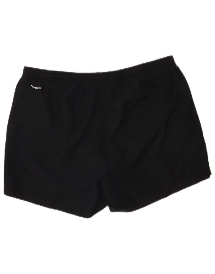 Shorts esportivos masculinos Nike pequenos pretos