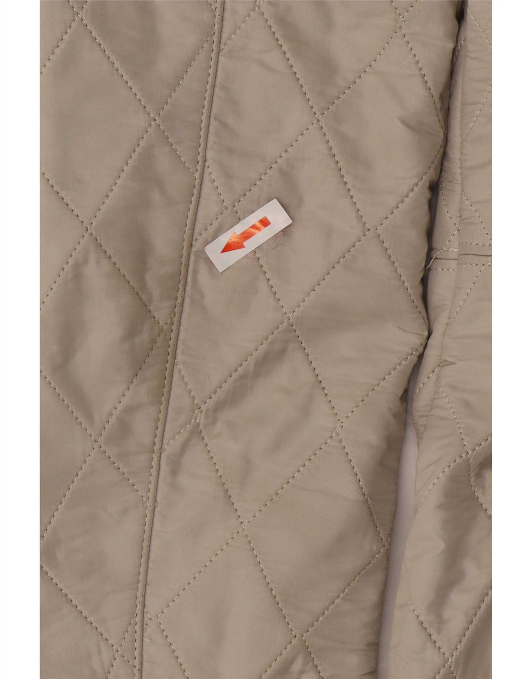 Jaqueta acolchoada feminina Barbour UK 8 pequena poliamida branca