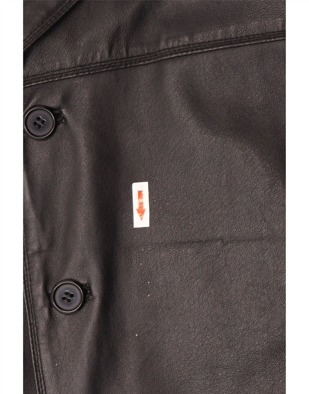 Jaqueta de couro masculina vintage IT 52 XL couro preto