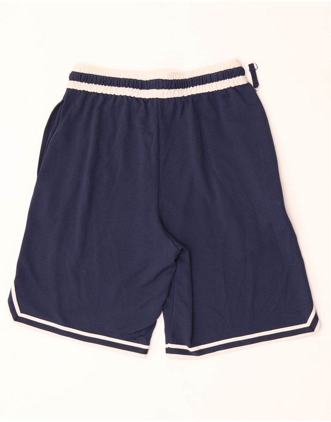 Shorts esportivos masculinos Nike médio azul marinho colorblock poliéster