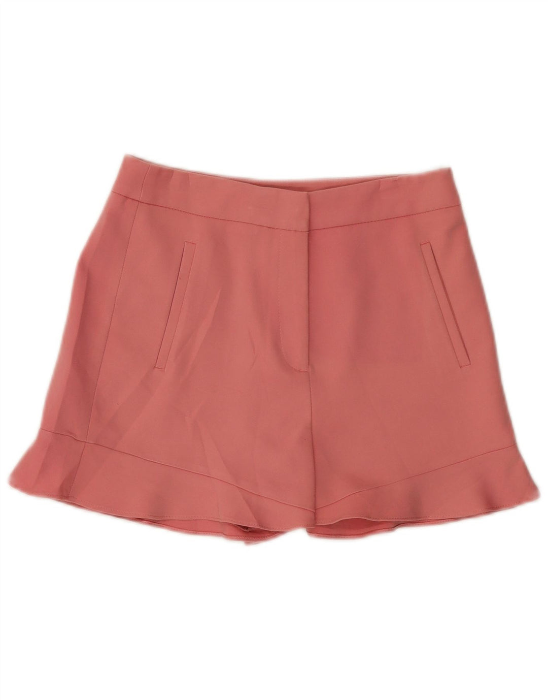 Zara Hot Pants Feminino Pequeno W26 Algodão Rosa