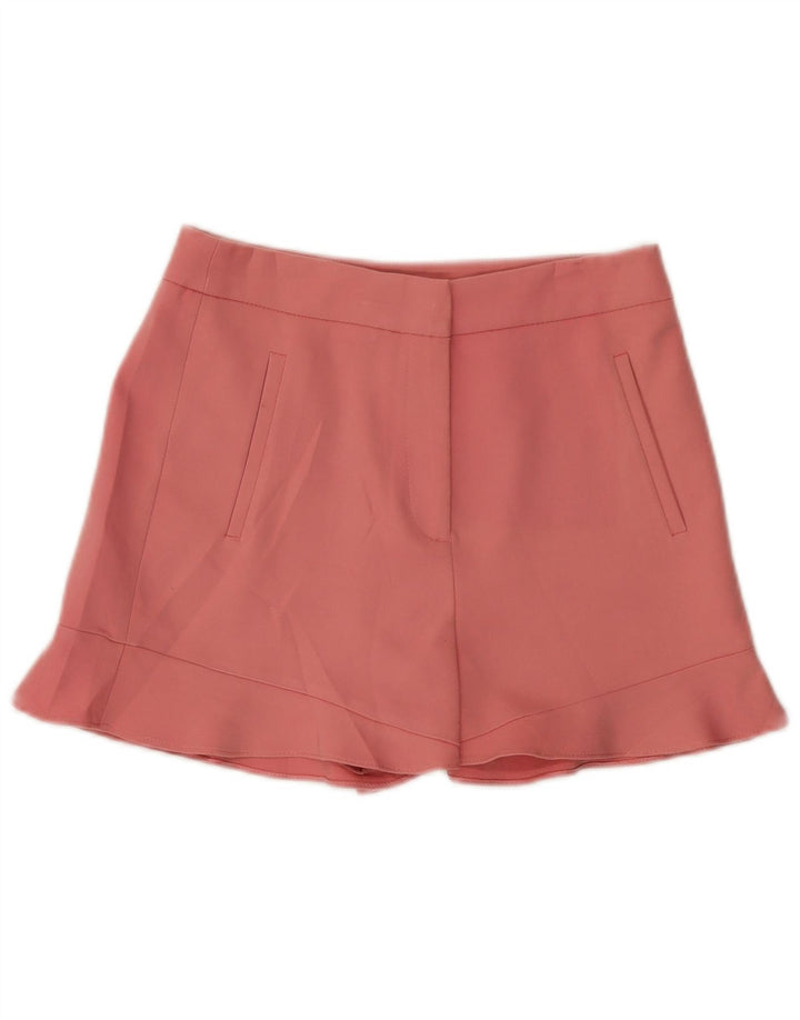 Zara Hot Pants Feminino Pequeno W26 Algodão Rosa