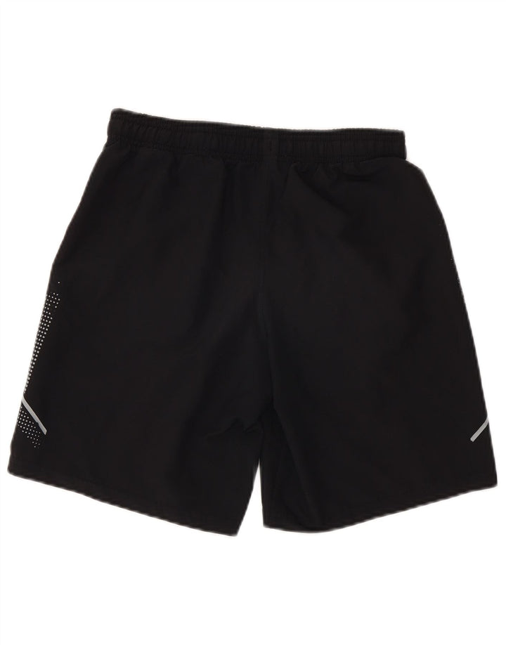 Shorts esportivos gráficos UNDER ARMOUR para meninos 11-12 anos grande poliéster preto
