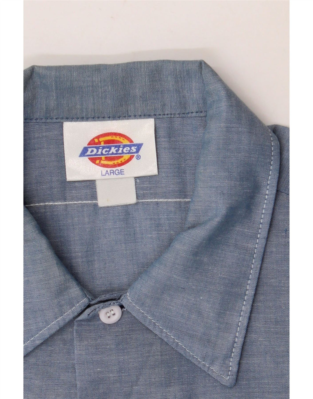 Camisa masculina de manga curta DICKIES grande algodão azul