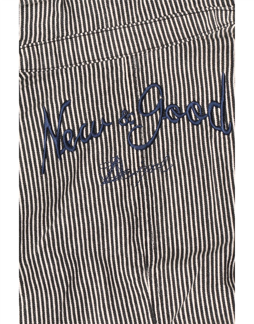 Jaqueta feminina Desigual Open Bolero UK 12 Médio Azul Marinho Listrado
