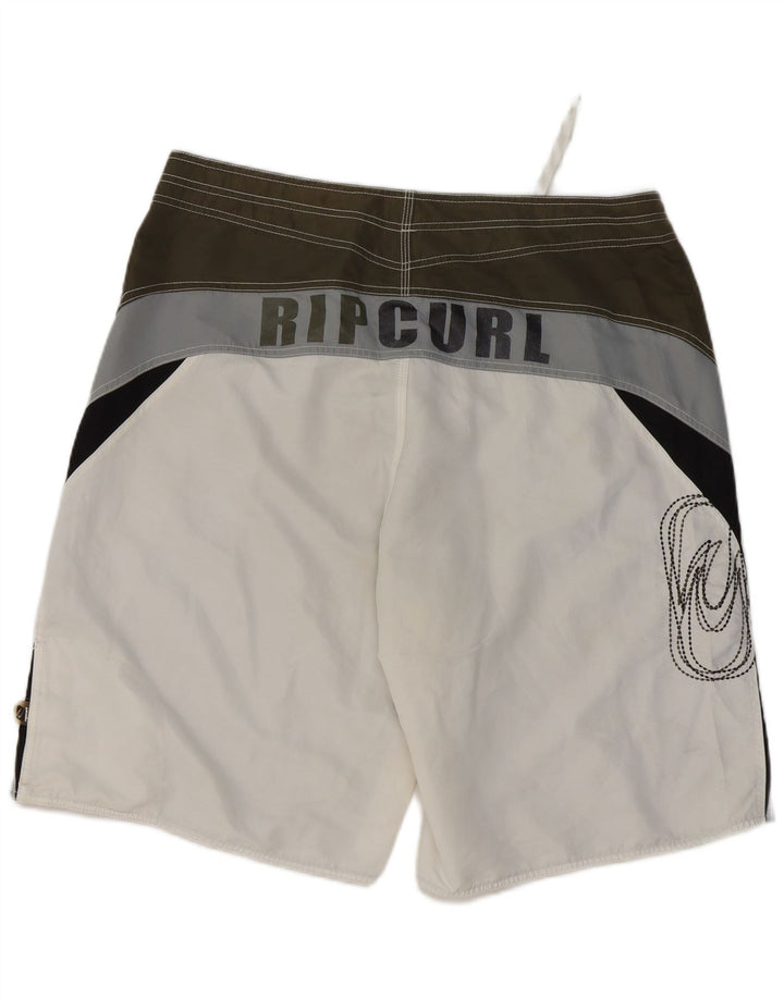 Shorts de natação masculino Rip Curl XL Khaki Colourblock Poliéster