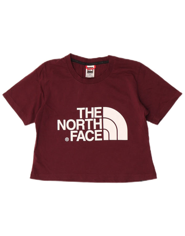 Camiseta feminina The North Face Crop Graphic UK 6 XS Marrom Algodão