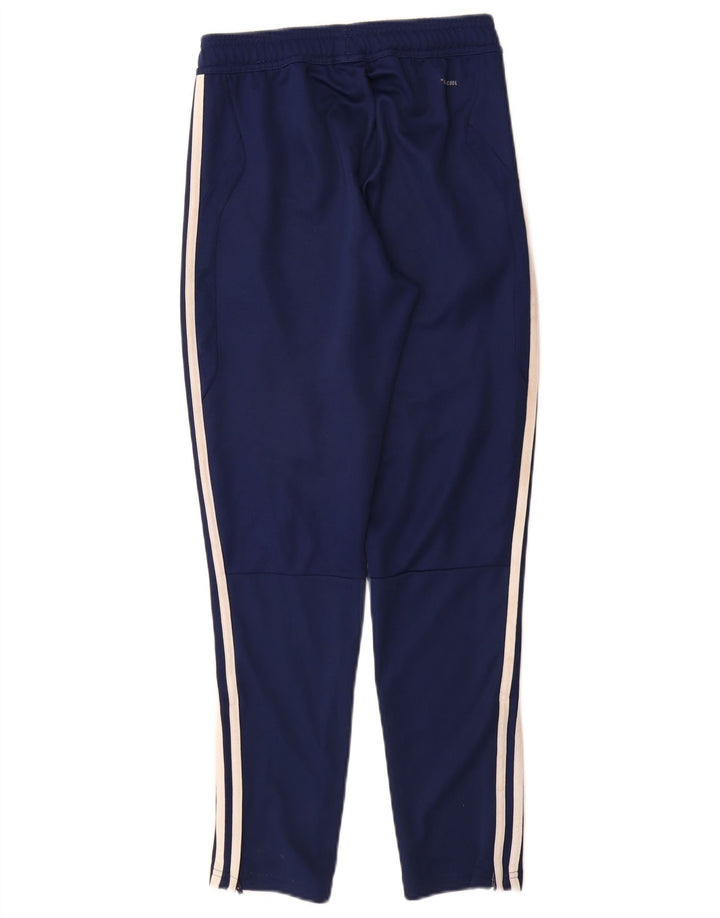 Calças de treino ADIDAS Menino Climacool 11-12 anos azul marinho poliéster