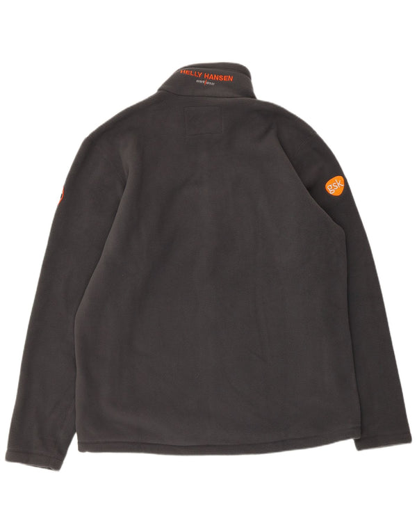 Jaqueta masculina Helly Hansen Graphic Fleece UK 42 XL poliéster cinza