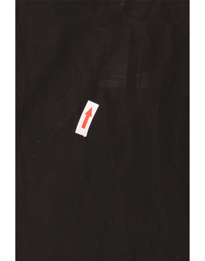Calça masculina de terno reto Marks & Spencer W40 L29 poliéster preto