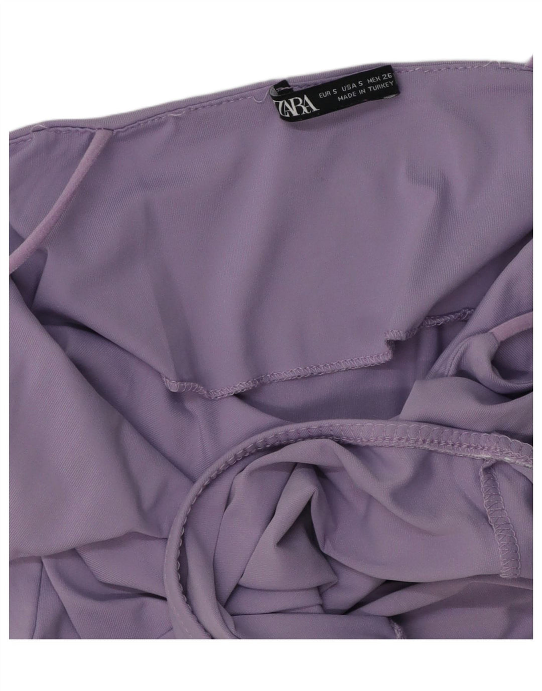 Macacão feminino sem mangas Zara UK 10 pequeno roxo