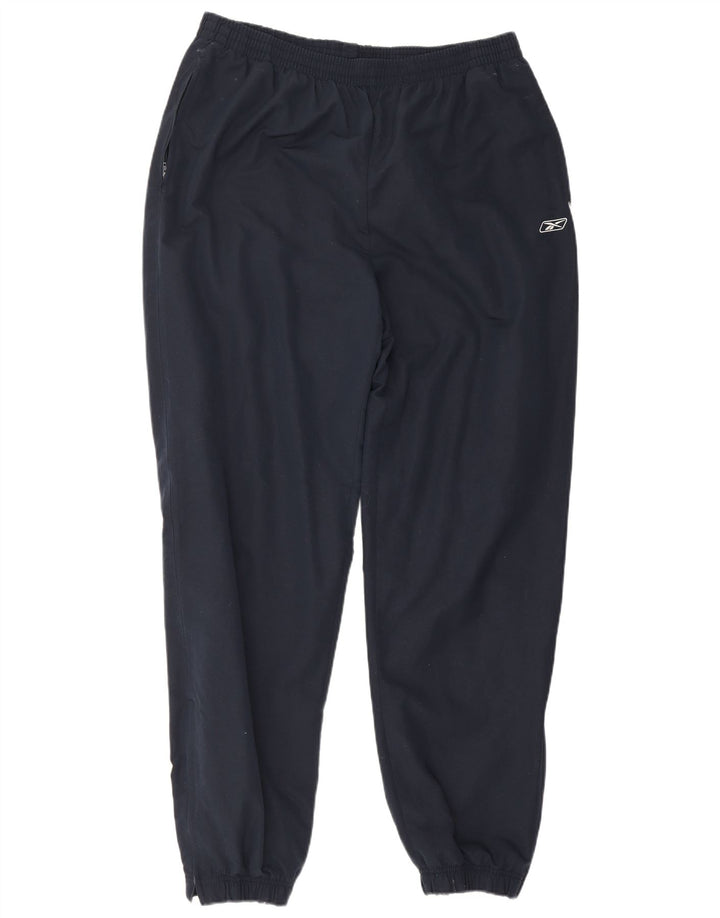 Calça de treino masculina Reebok Joggers XL azul marinho poliéster