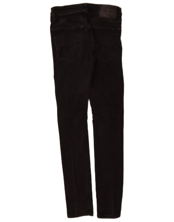 Jack & Jones Masculino Liam Skinny Jeans W28 L30 Algodão Preto