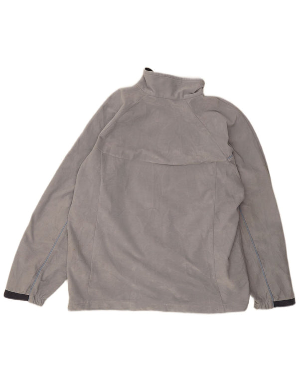 Diadora Womens Tracksuit Top Jacket UK 14 Grande Cinza Poliéster