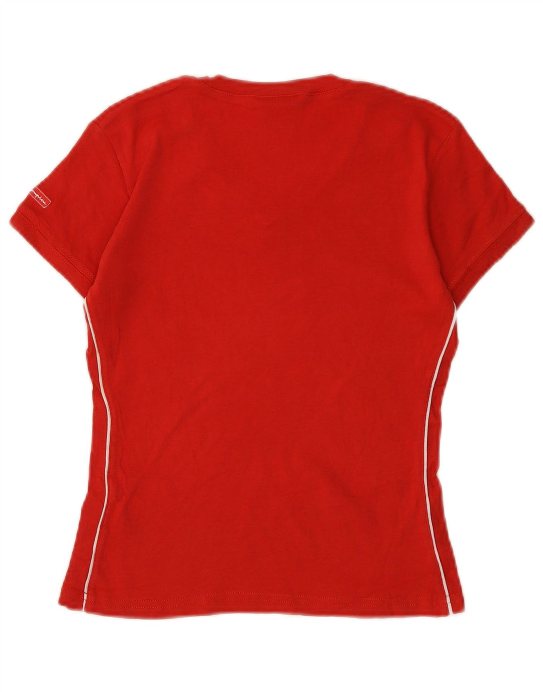 Camiseta feminina CHAMPION UK 12 algodão vermelho médio