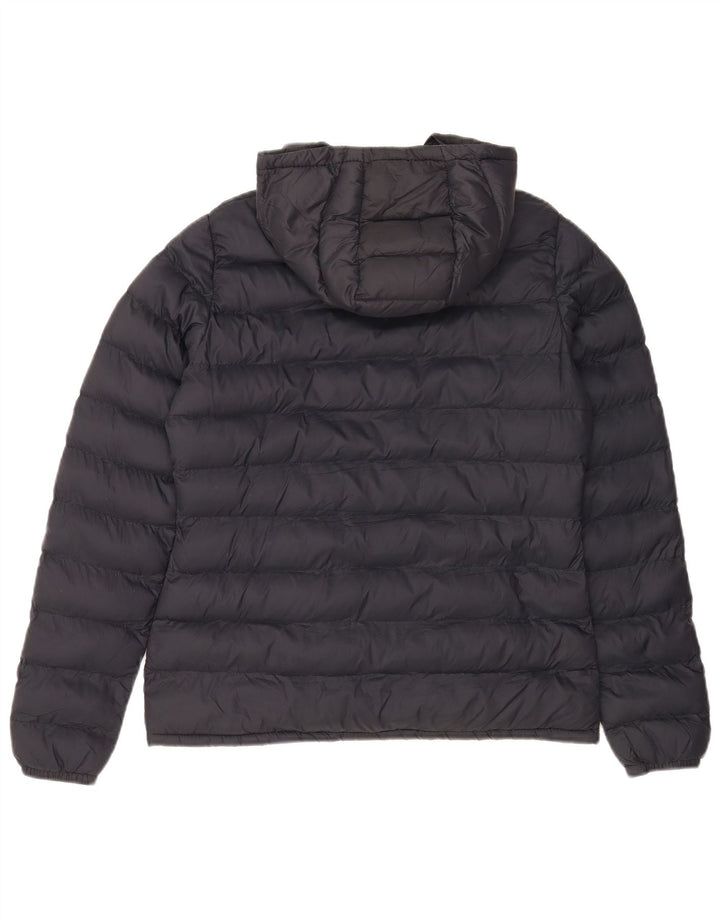 Jaqueta acolchoada com capuz feminina Mountain Warehouse UK 10 pequena azul marinho