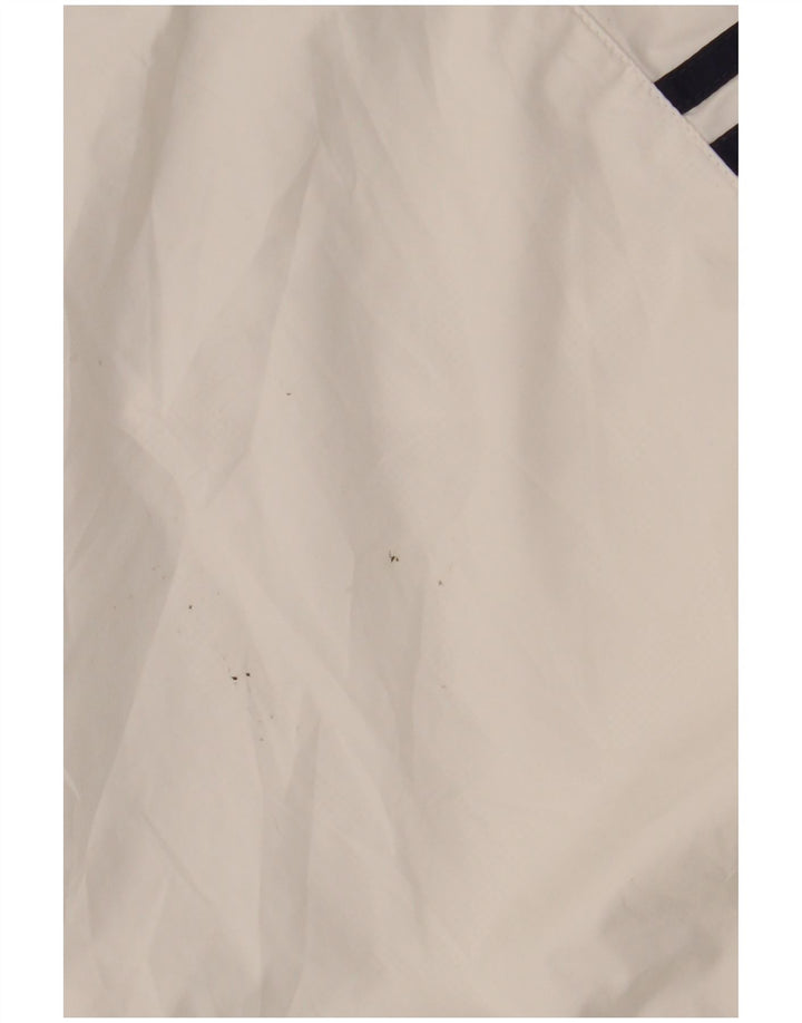 Adidas Mens Treino Top Jaqueta Pequena Poliéster Branco