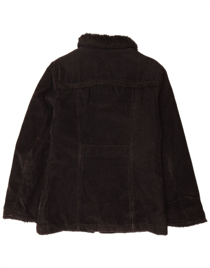 Jaqueta masculina de veludo cotelê Lee UK 38 algodão preto médio