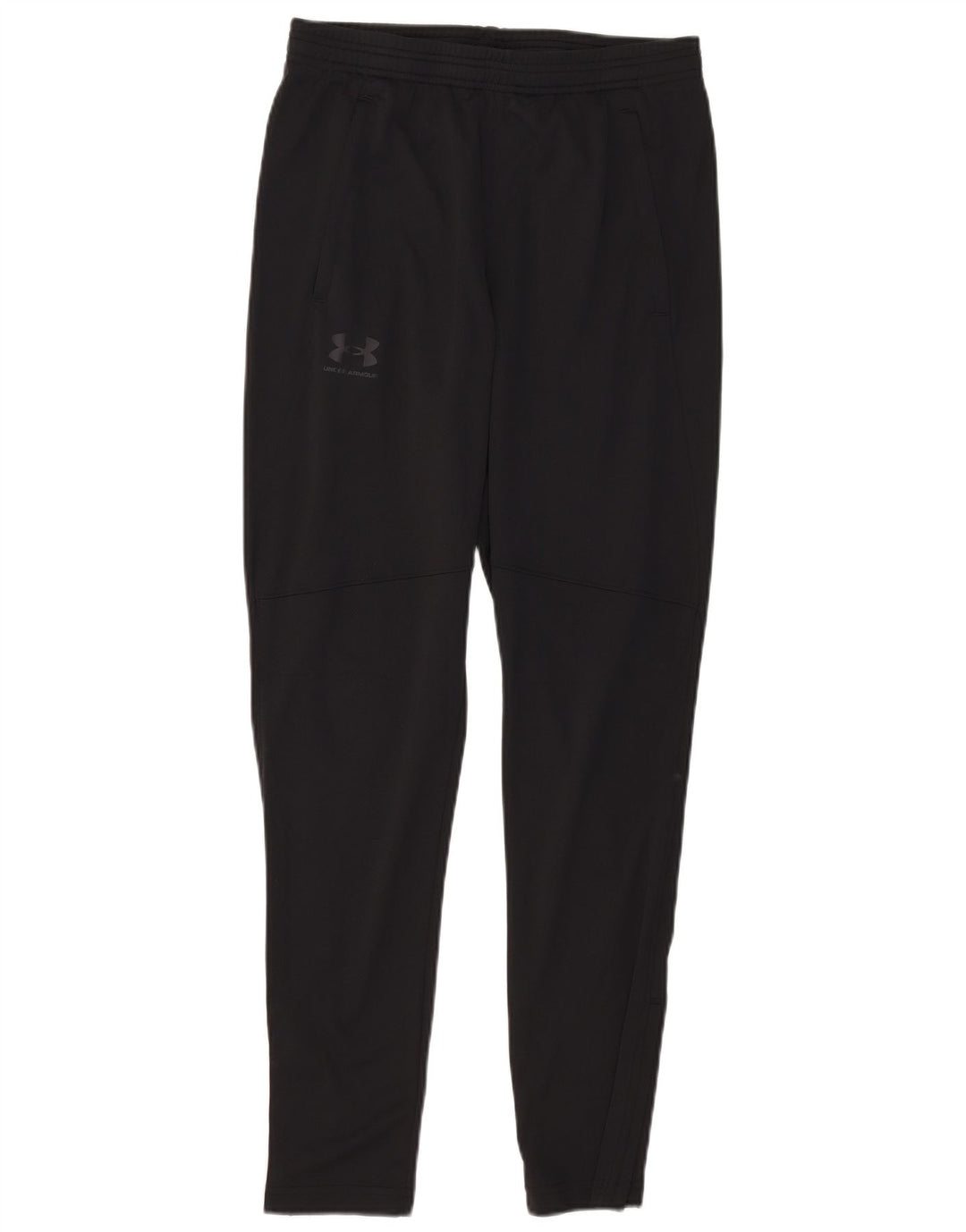 Calça de treino masculina Under Armour poliéster preto médio