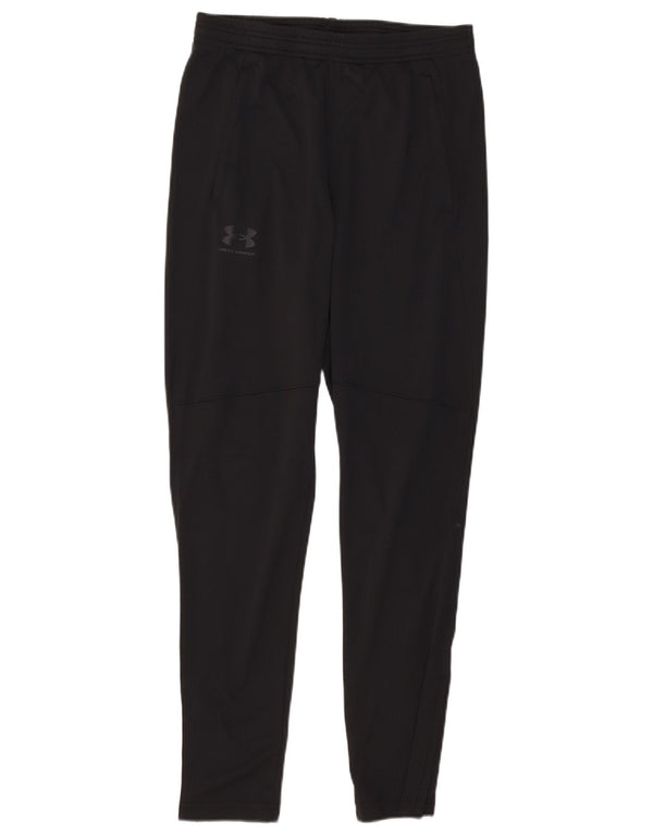 Calça de treino masculina Under Armour poliéster preto médio
