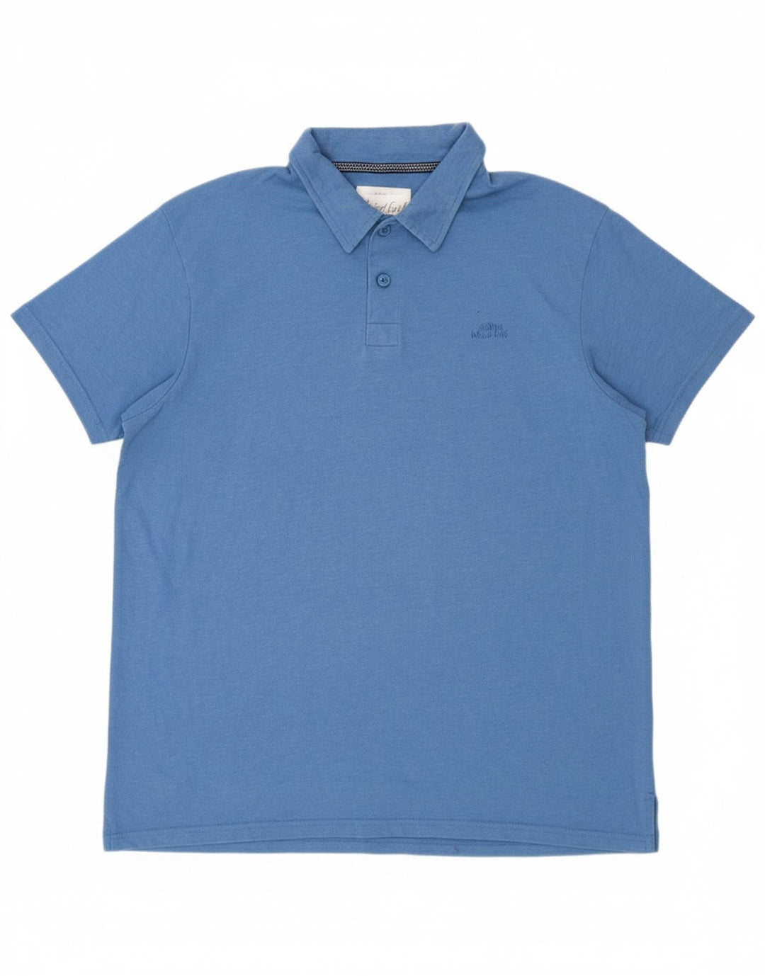 Camisa polo masculina WEIRD FISH XL algodão azul