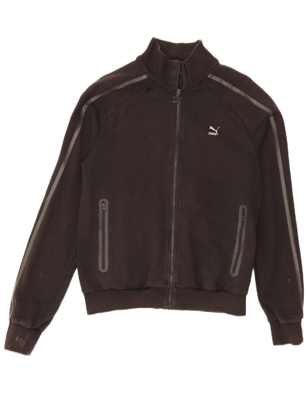 Puma Mens Tracksuit Top Jacket Médio Algodão Preto
