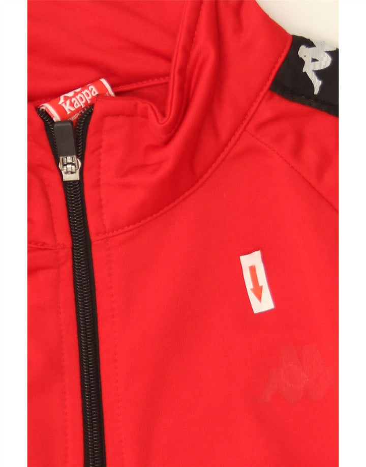 Kappa Mens Graphic Tracksuit Top Jacket XL Vermelho Colorblock
