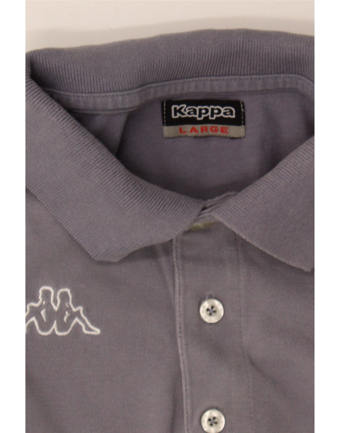 KAPPA Mens Polo Shirt Large Purple Cotton Vintage Kappa and Second-Hand Kappa from Messina Hembry 