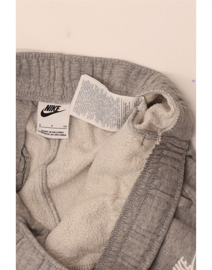 Calça de treino masculina Nike joggers pequeno algodão cinza