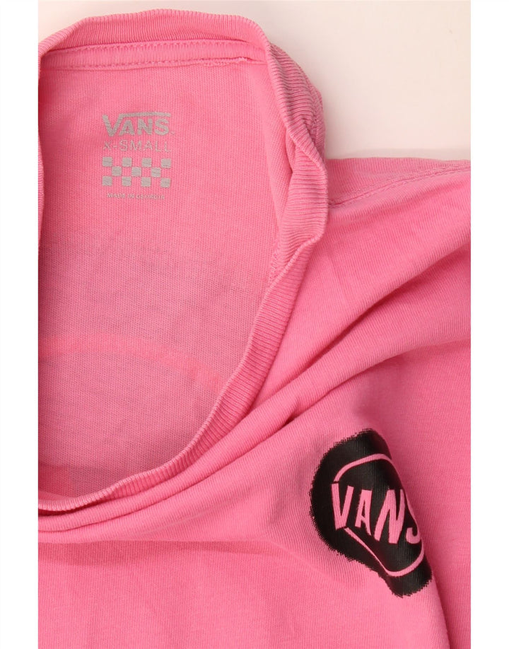 Camiseta vans masculina gráfica top xs rosa